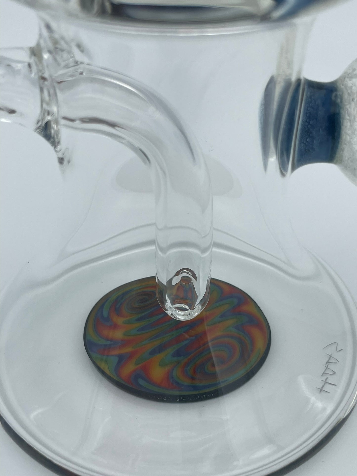 "Party" Wig-Wag Glass Jammer (Purple Handle)