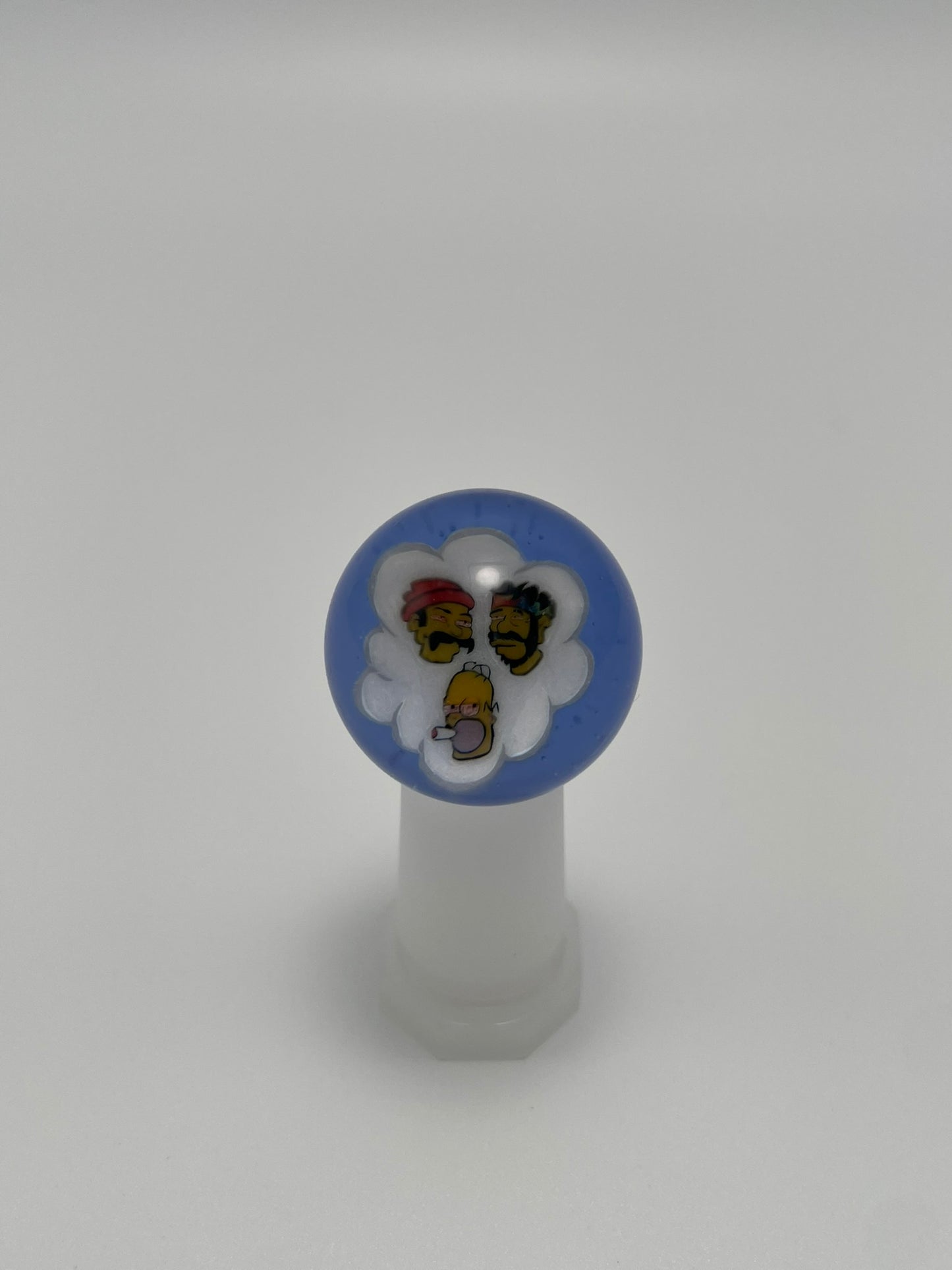 "Simpson x Cheech & Chong" Glass Marble