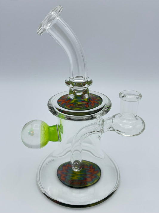 "Freestyle"  Wig-Wag  Glass Jammer