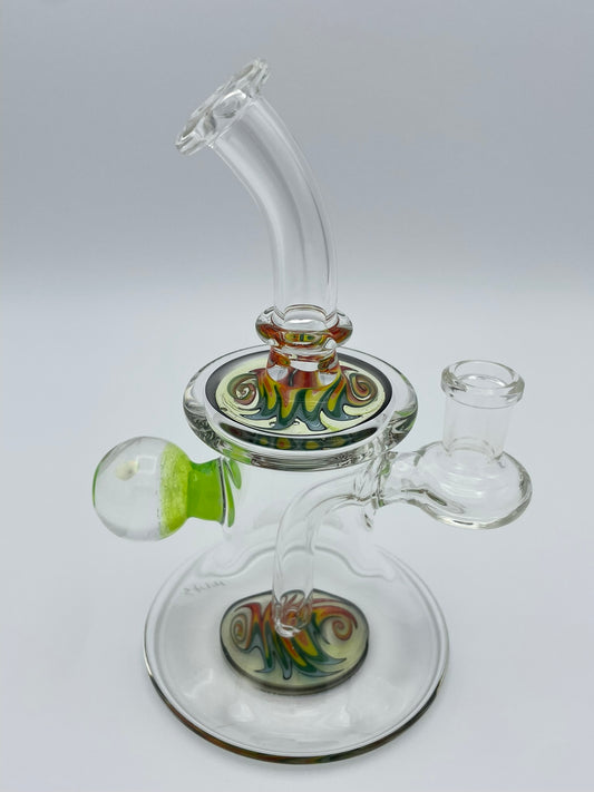 "Glide"  Wig-Wag  Glass Jammer