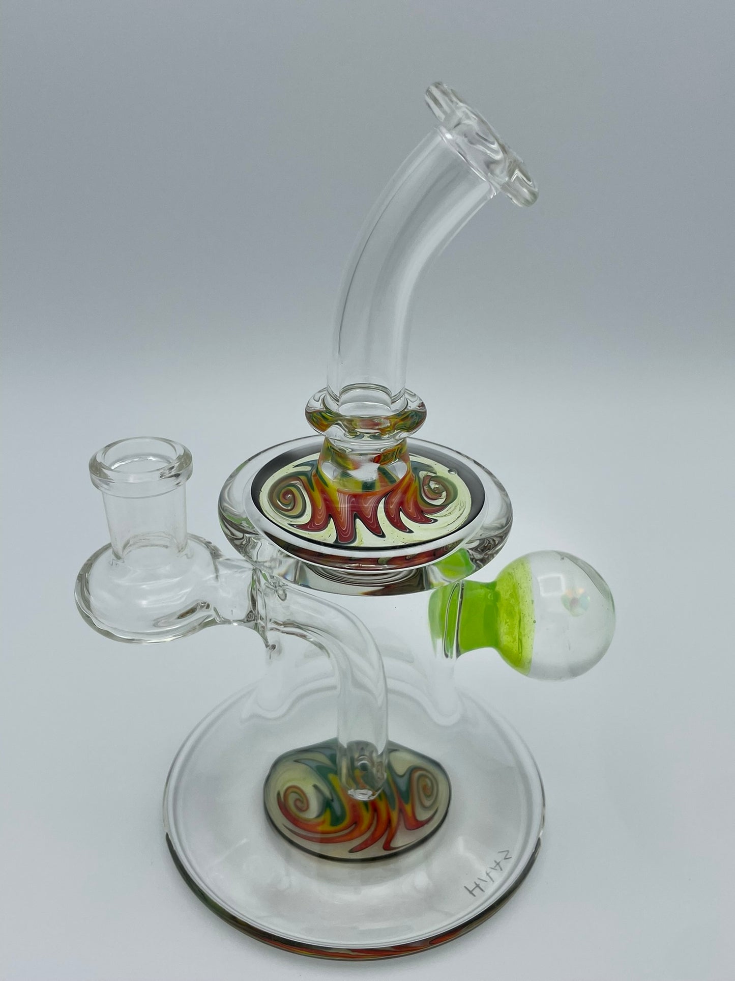 "Glide"  Wig-Wag  Glass Jammer