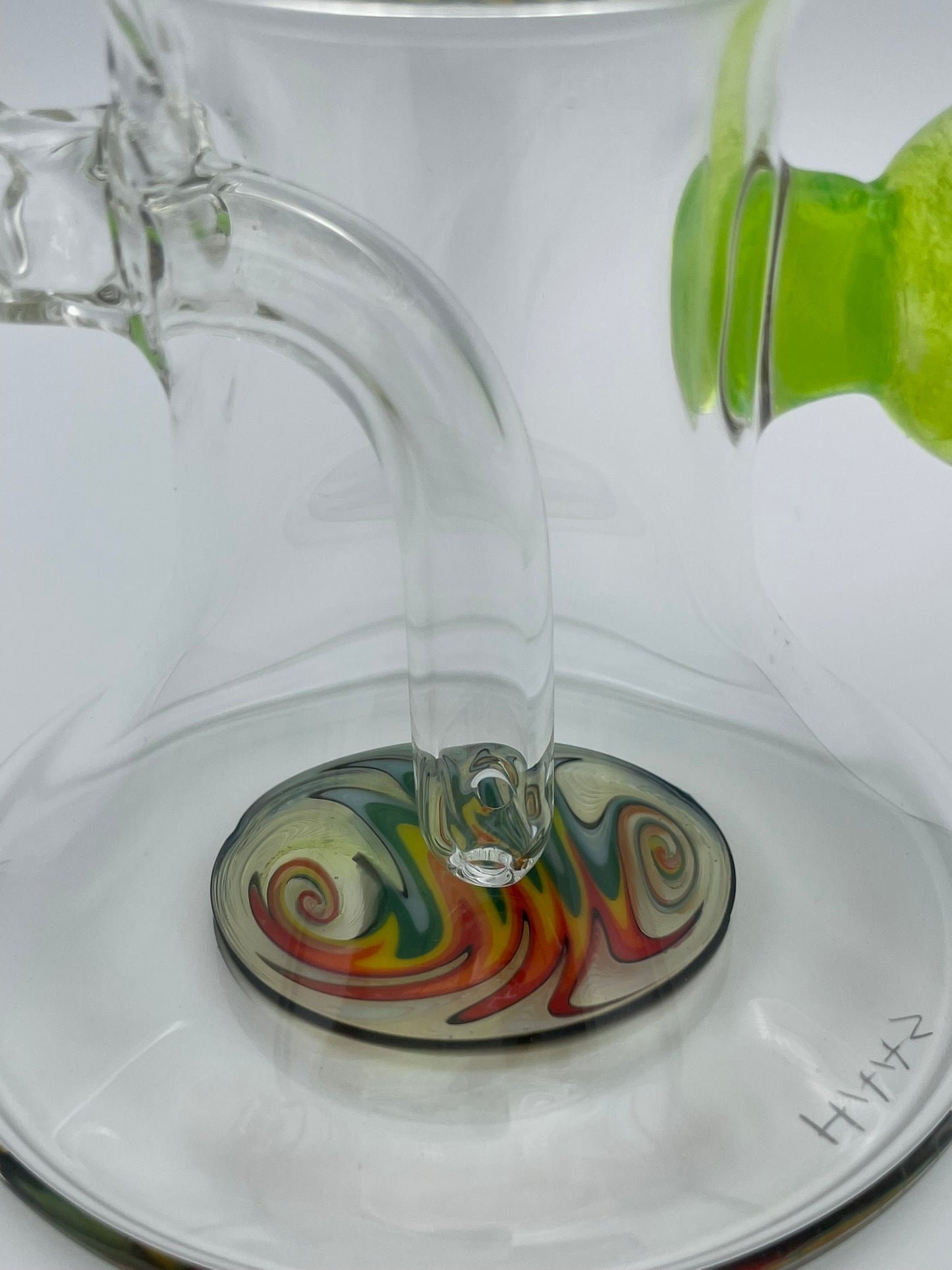 "Glide"  Wig-Wag  Glass Jammer