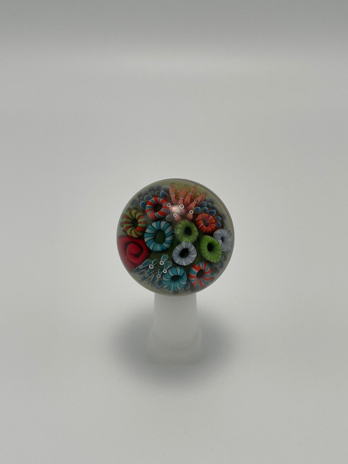 "Coral Reef" Glass Marble #1