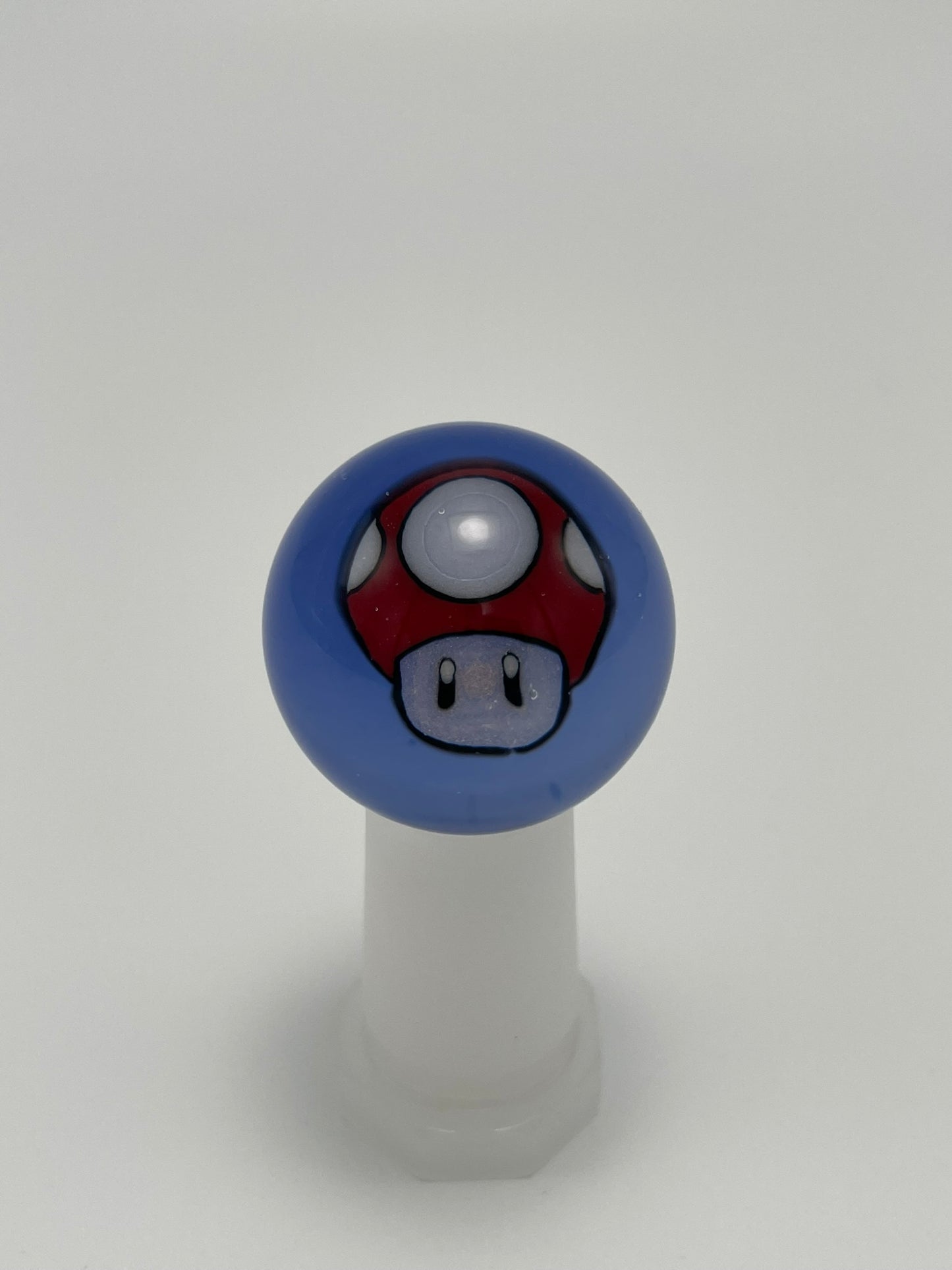 "Super Mushroom" Glass Marble