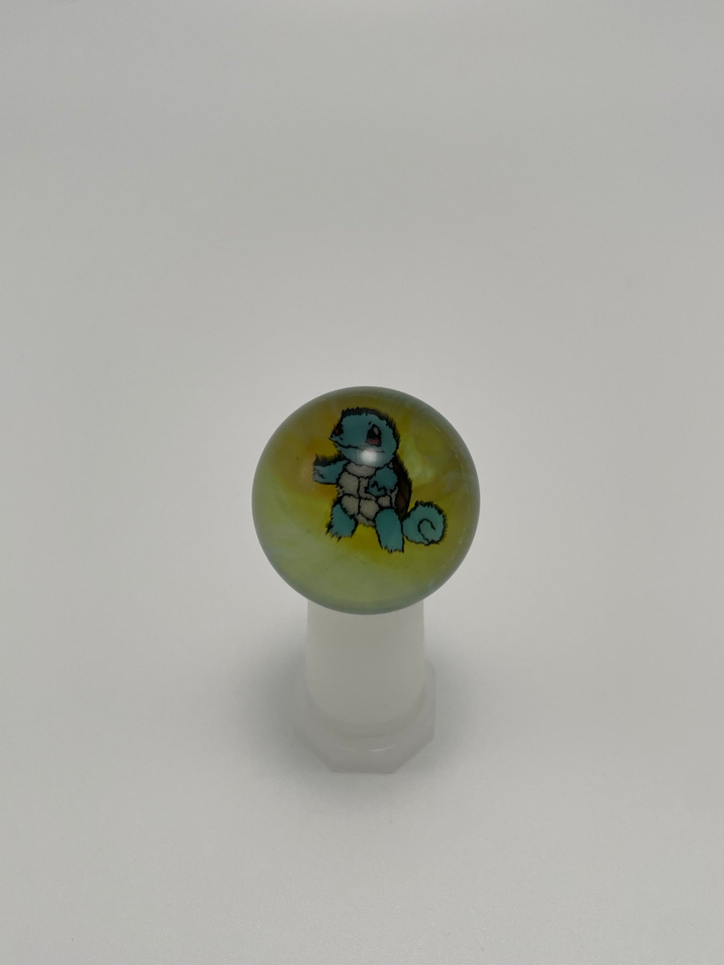 "Squirtle" Glass Marble