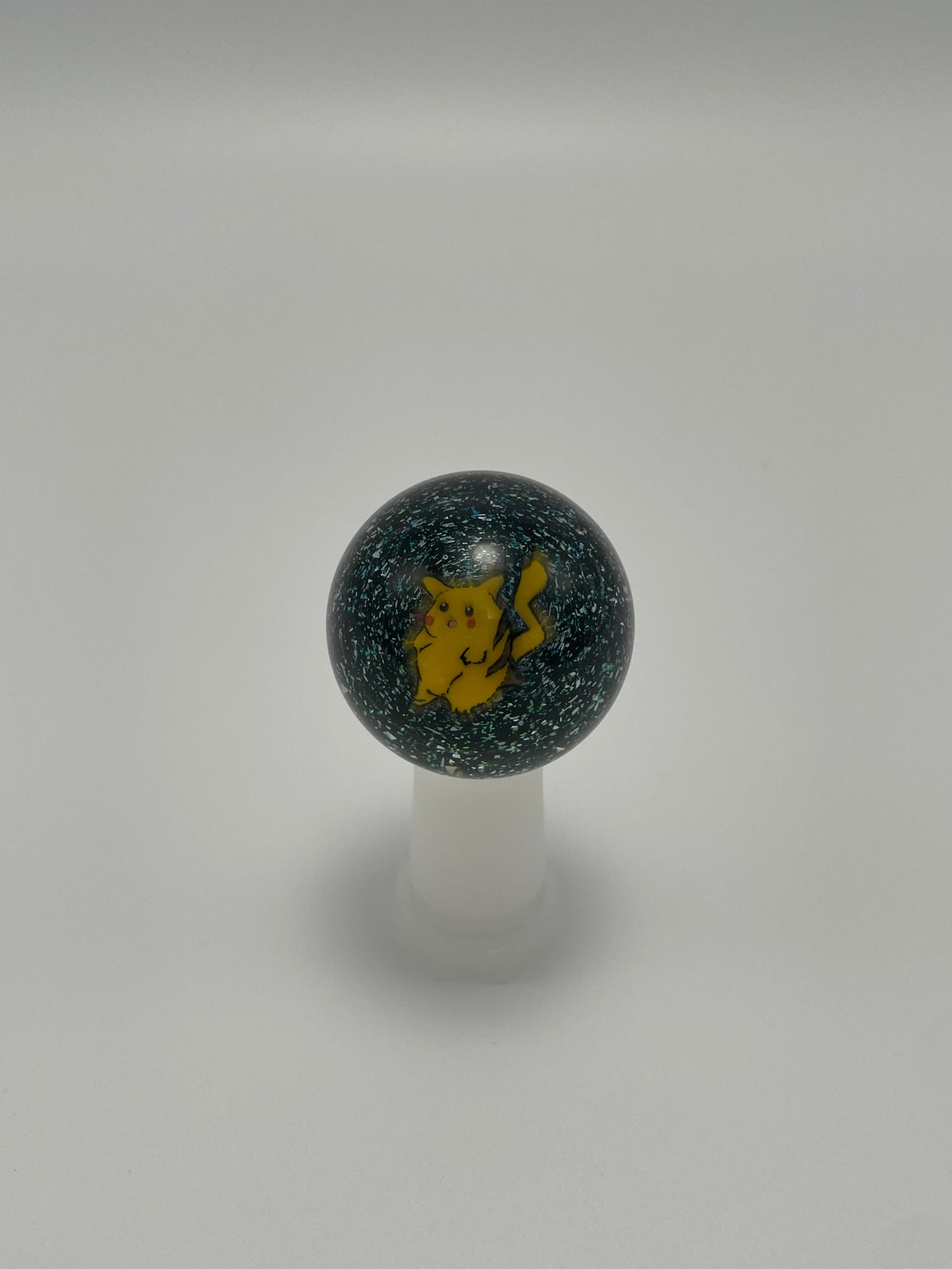 "Pikachu Dichro" Glass Marble