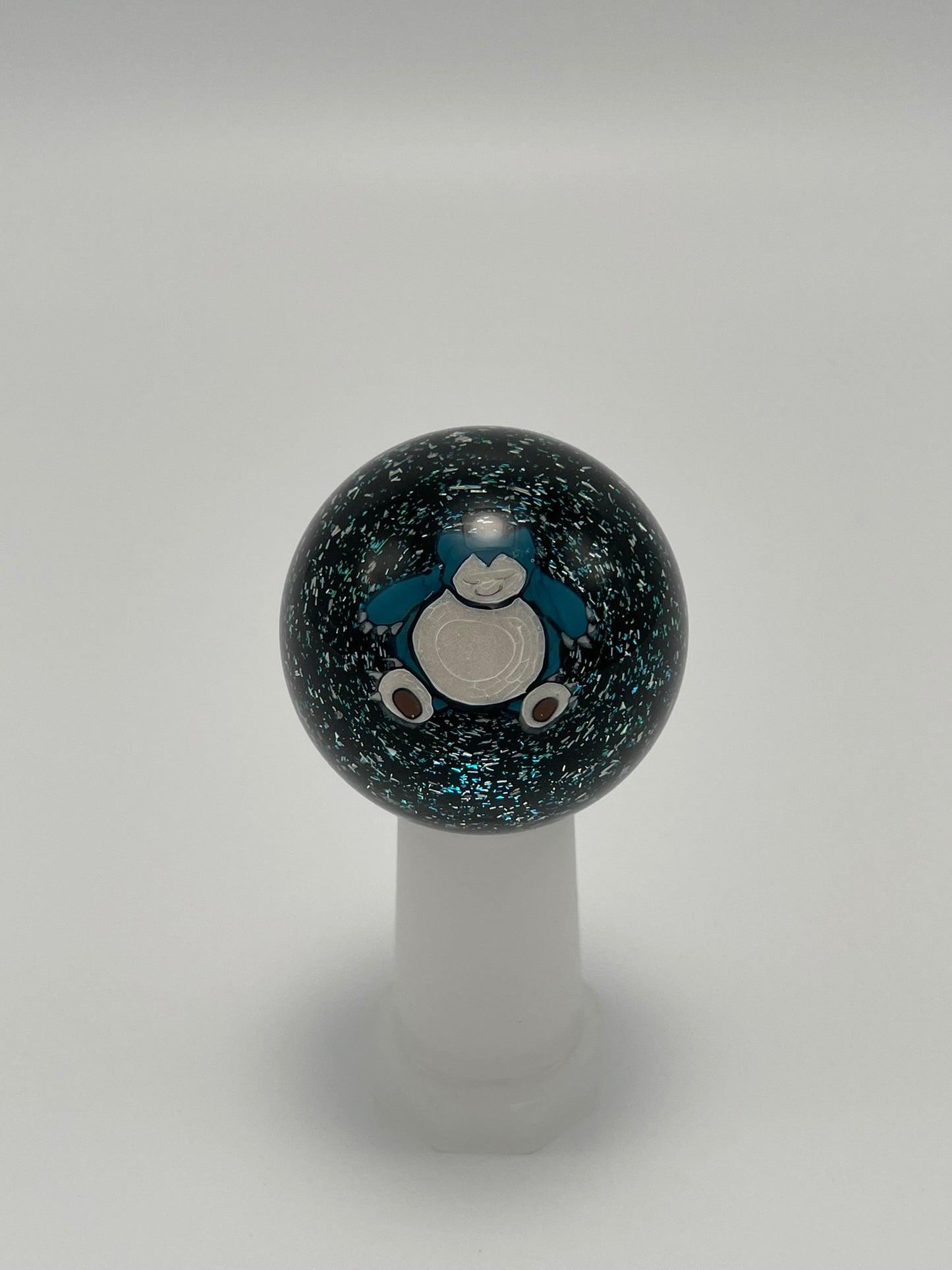 "Snorlax" Glass Marble